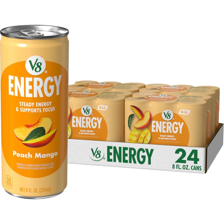 V8 Energy Peach Mango Energy Drink, 8 fl oz Can (24 Pack): Why It’s Trending in Clean Living (Household Cleaning)