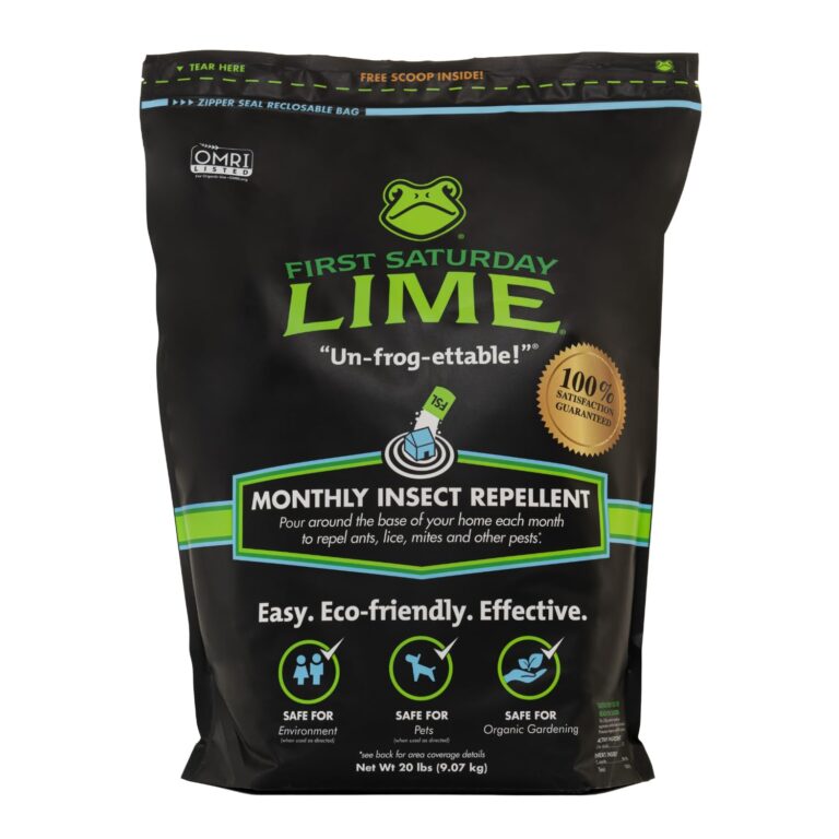 First Saturday Lime Insect Deterrent-20LB Bag| Monthly Insec: Why It’s Trending in Garden & Outdoor (Gardening)