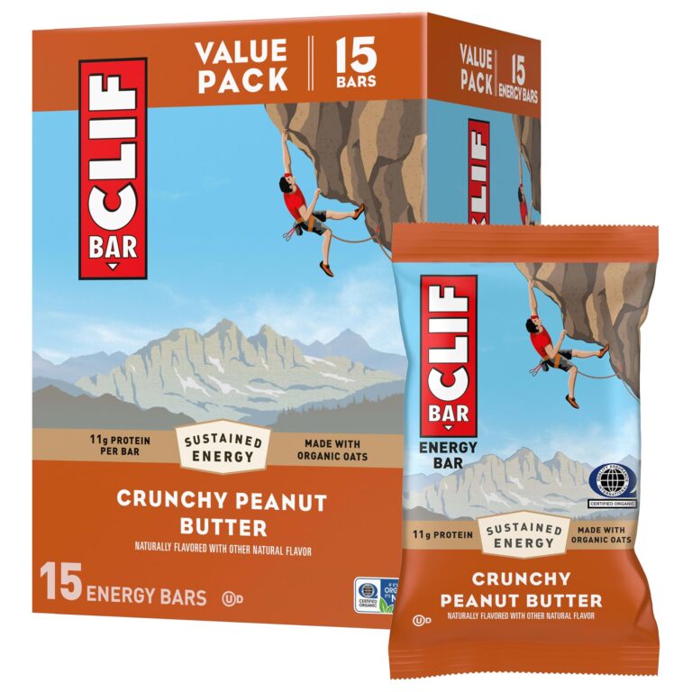 CLIF BAR – Energy Protein Bars – Crunchy Peanut Butter – Mad: Why It’s Trending in Health & Wellness (Vitamins & Supplements)