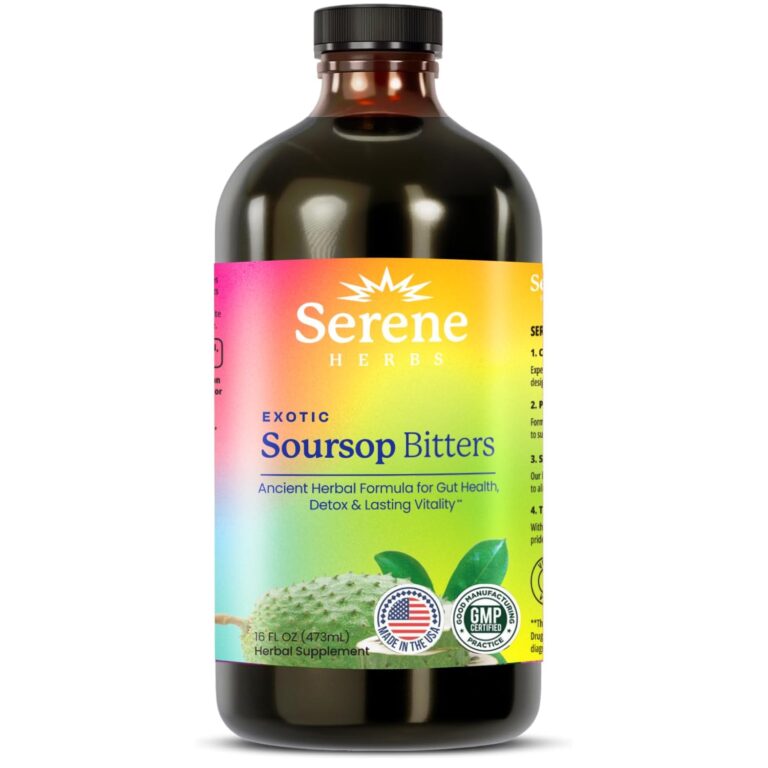 Serene Herbs – Soursop Bitters Liquid – Organic Herbal Guana: Why It’s Trending in Health & Wellness (Vitamins & Supplements)