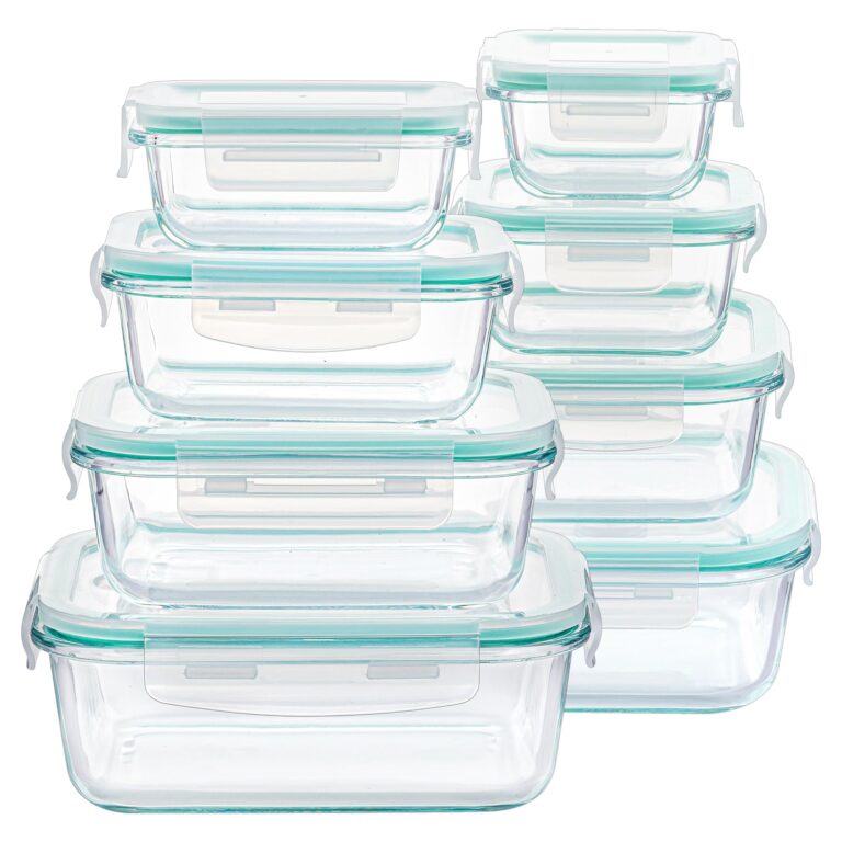 Vtopmart 8 Pack Glass Food Storage Containers with Airtight : Why It’s Trending in Organization