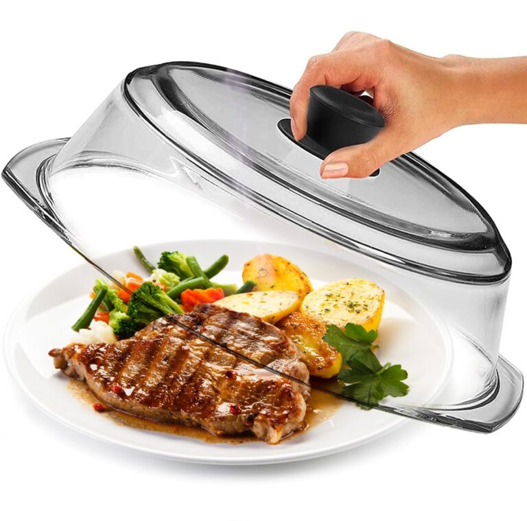 Le’raze Tall Glass Microwave Splatter Cover for Food – Cookw: Why It’s Trending in Kitchen Essentials