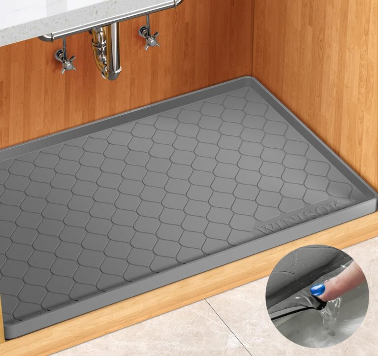 Winisok Silicone Under Sink Mat 34" x 22", Kitchen: Why It’s Trending in Clean Living