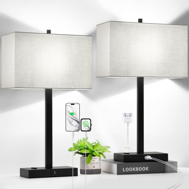 21" Touch Bedside lamps with 2 USB & AC Outlets, 3-: Why It’s Trending in Home Decor