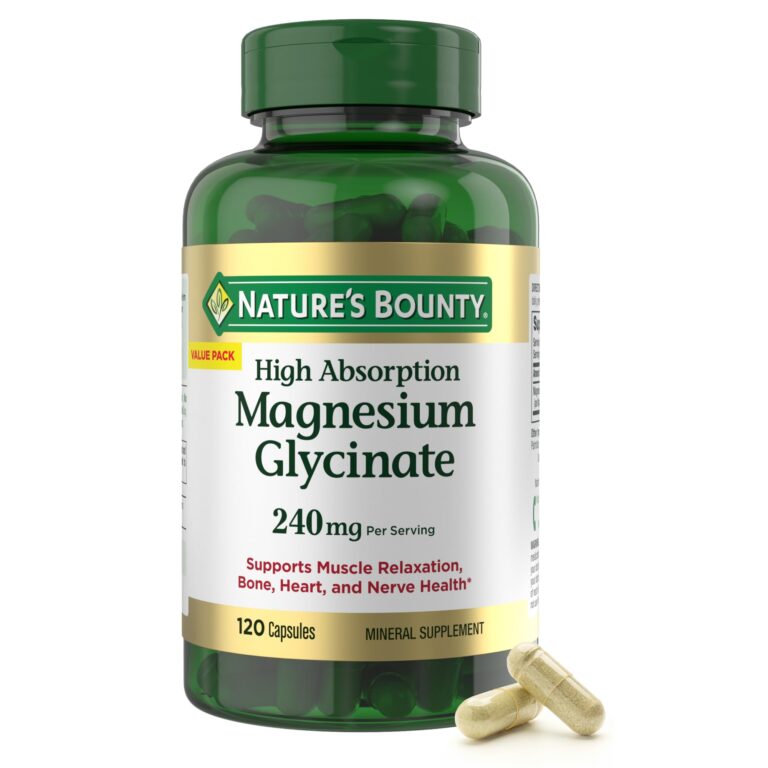 Nature’s Bounty High Absorption Magnesium Glycinate 240 mg f: Why It’s Trending in Health & Wellness