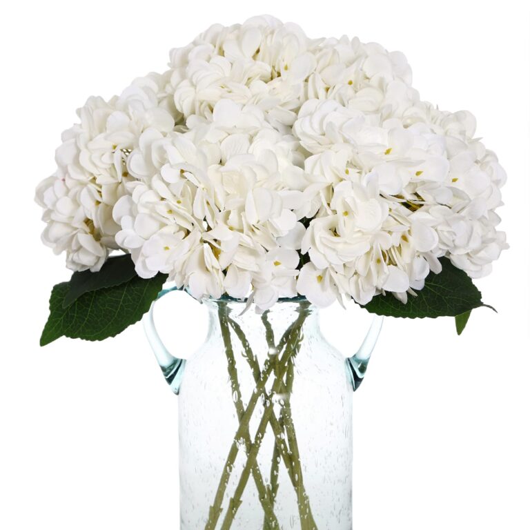 Kimura's Cabin 6pcs White Hydrangea Artificial Flowers : Why It’s Trending in Home Decor