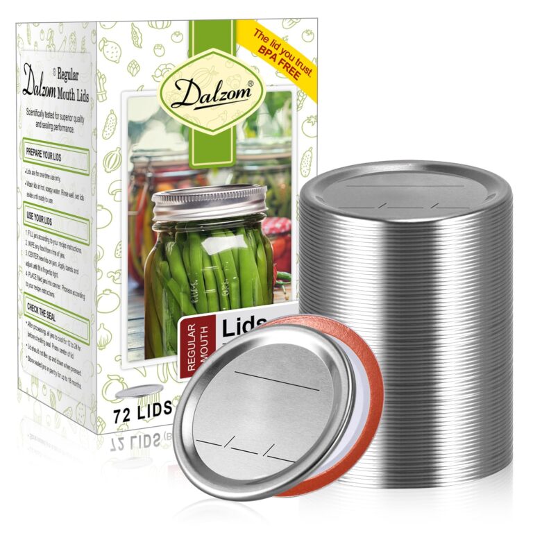 Dalzom® 72Pcs Canning Lids Regular Mouth, Premium Mason Jar : Why It’s Trending in Kitchen Essentials