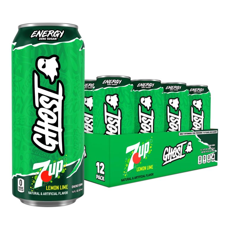 GHOST Energy Drink – 12-Pack, 7UP, 16oz Cans – Energy & : Why It’s Trending in Clean Living