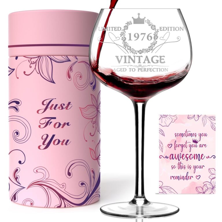 50TH Birthday Gifts for Women, Vintage 1976 Engraved 50th Wi: Why It’s Trending in Kitchen Essentials