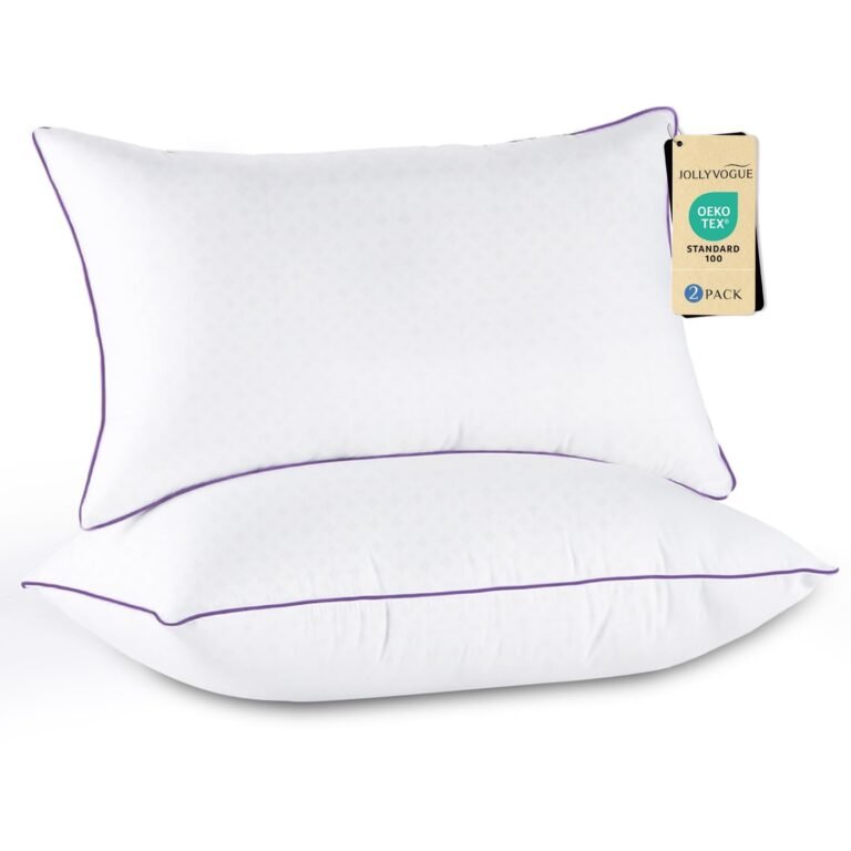 JOLLYVOGUE Firm Pillows Queen Size Set of 2, Supportive Bed : Why It’s Trending in Home Decor