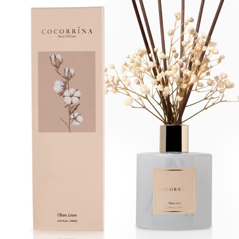 Cocorrína Reed Diffuser Set, Clean Linen 6.7 fl oz Scented D: Why It’s Trending in Home Decor