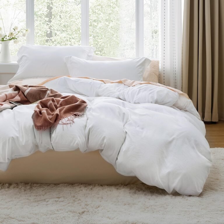 Bedsure White Duvet Cover Queen Size – 3 Pieces Prewashed Co: Why It’s Trending in Home Decor