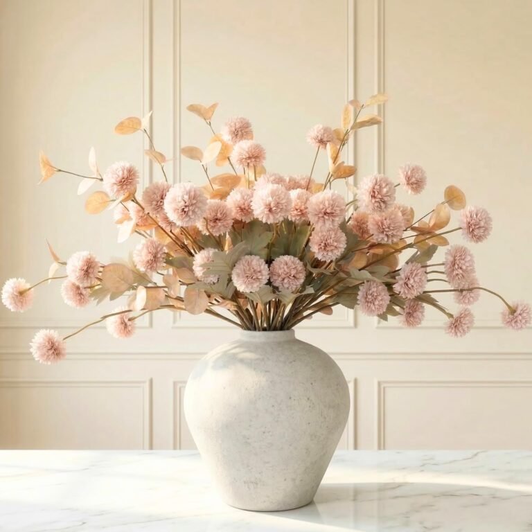Artificial Flowers for Vase – Beige Silk Mums 10 Long Stems : Why It’s Trending in Home Decor