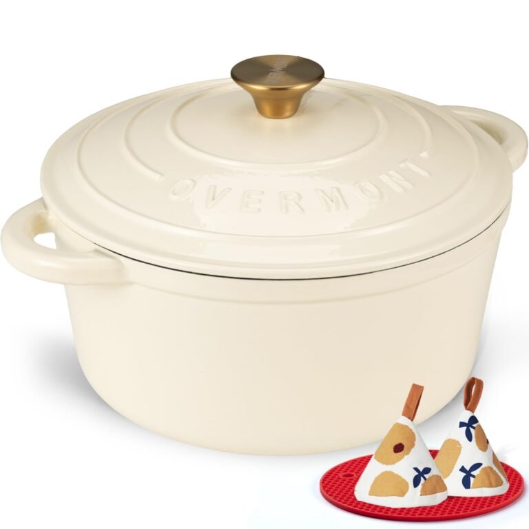 Overmont Enameled Cast Iron Dutch Oven – 7QT Pot with Lid Co: Why It’s Trending in Kitchen Essentials