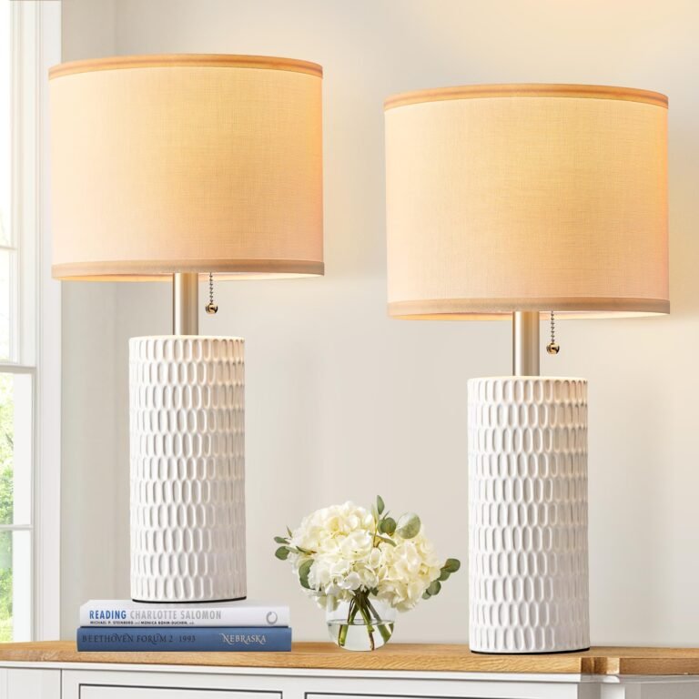 Reaketon 20" Modern Ceramic Table Lamps for Bedroom Set: Why It’s Trending in Home Decor