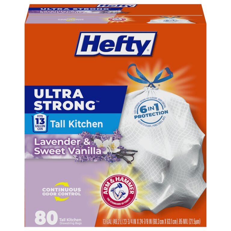 Hefty Ultra Strong 13 Gal Kitchen Trash Bags, White, Lavende: Why It’s Trending in Home Decor