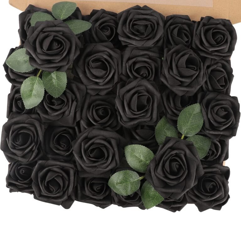 30PCS Black Artificial Flowers, Fake Roses for Halloween Dec: Why It’s Trending in Home Decor