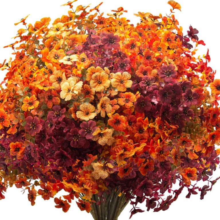 Grunyia 16 Bundles Artificial Fall Flowers Outdoor UV Resist: Why It’s Trending in Home Decor
