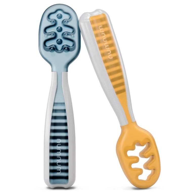 NumNum Baby Spoons Self Feeding 6 Months, 2-Pack Blue/Orange: Why It’s Trending in Kitchen Essentials