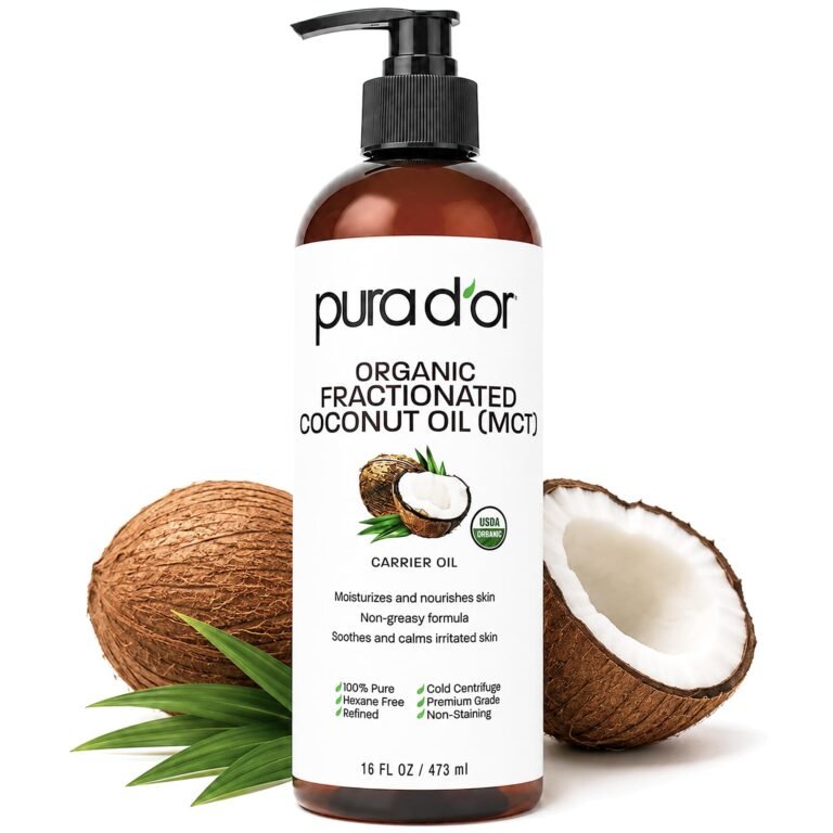 PURA D'OR ORGANIC Carrier Oils, Fractionated Coconut MC: Why It’s Trending in Self-Care & Cozy