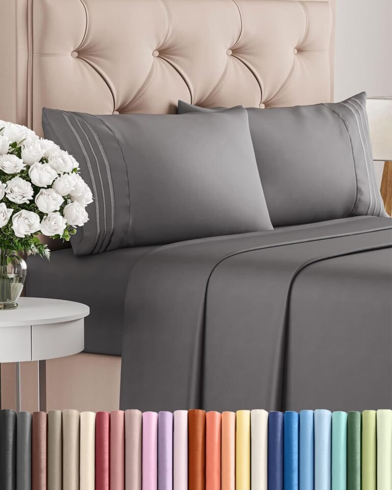 Queen Size 4 Piece Sheet Set – Breathable & Cooling Shee: Why It’s Trending in Home Decor