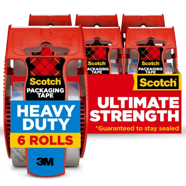 Scotch Heavy Duty Shipping Packing Tape, Clear, Packing Tape: Why It’s Trending in Office & Planning (Planners & Calendars)