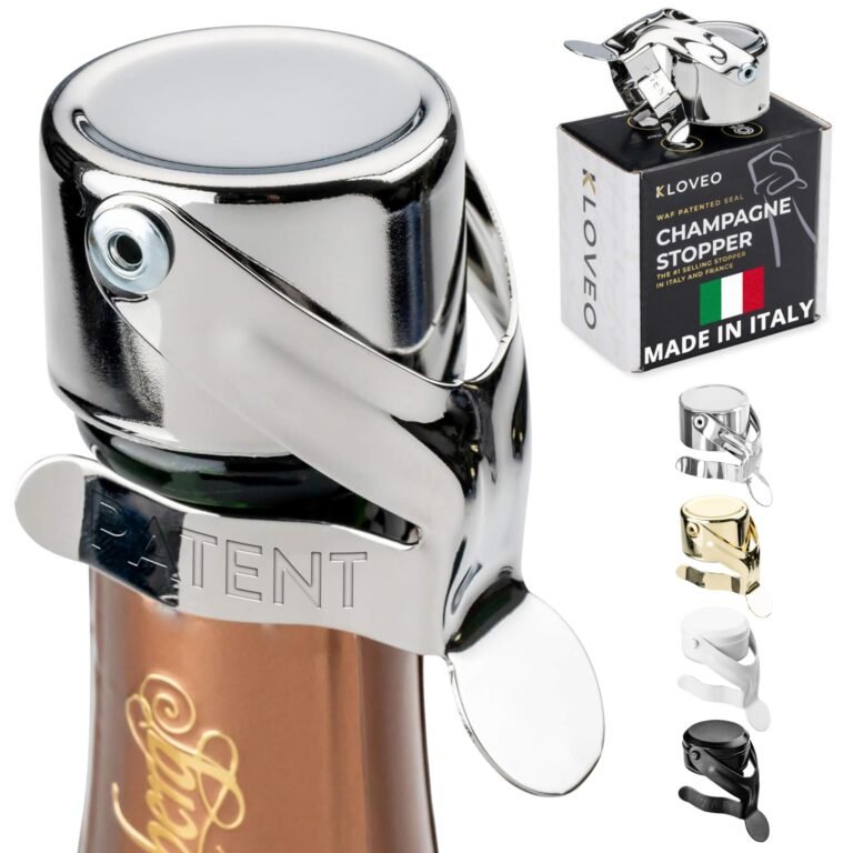 KLOVEO Champagne Stoppers – WAF Patented Seal – Made in Ital: Why It’s Trending in Kitchen Essentials