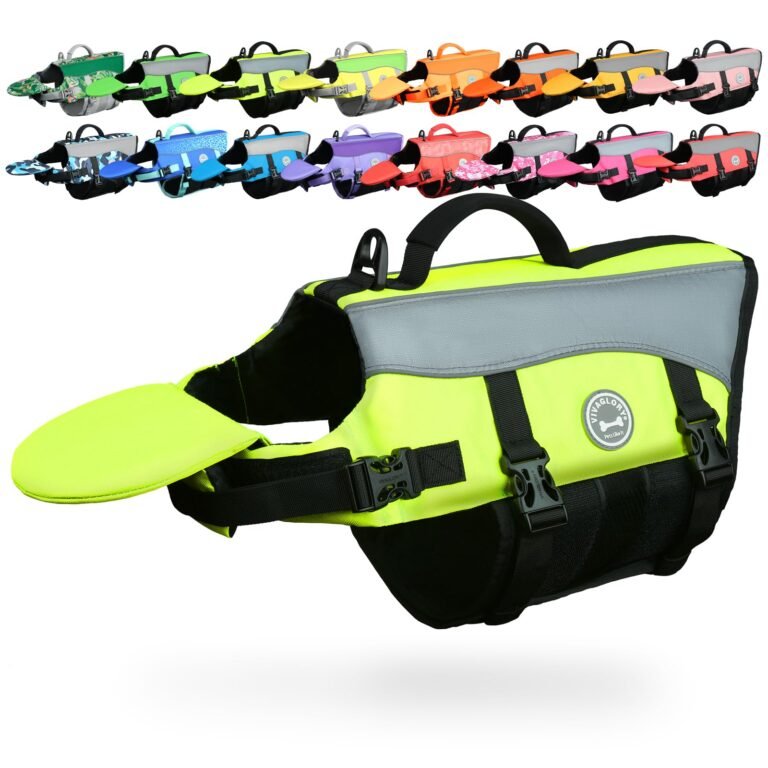 VIVAGLORY Dog Life Vest Front Float Dog Swim Vest, S, Bright: Why It’s Trending in Pet Finds