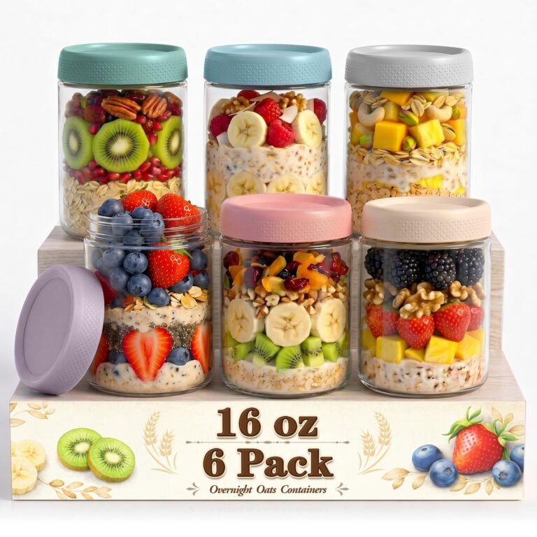 Mason Jars, 16 oz Overnight Oats Containers with Lids, Glass: Why It’s Trending in Kitchen Essentials