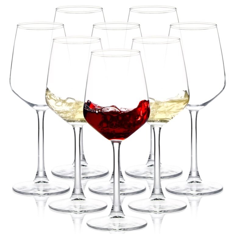 SHYRC Wine Glasses Set of 8, 12oz Clear Red/White, Long Stem: Why It’s Trending in Kitchen Essentials