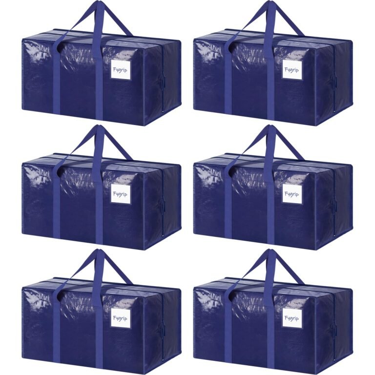 6 Pack Extra Heavy Duty Large Moving Bags with Strong Zipper: Why It’s Trending in Home Decor