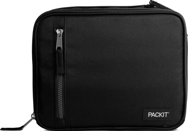 PackIt, Lunch Box Freezable Classic Black | Built-in ice pac: Why It’s Trending in Clean Living