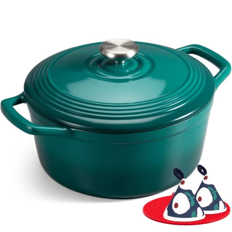 Overmont Enameled Cast Iron Dutch Oven – 5.5QT Pot with Lid : Why It’s Trending in Kitchen Essentials