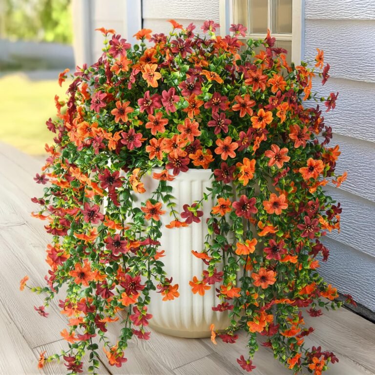 INQCMY Artificial Fall Fake Flowers for Outdoor Fall Decorat: Why It’s Trending in Home Decor