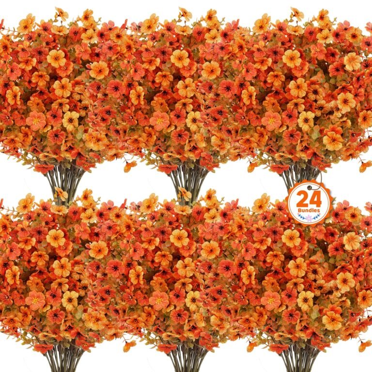 24 Pcs Artificial Fall Flowers Fake Mums for Outdoor Decorat: Why It’s Trending in Home Decor