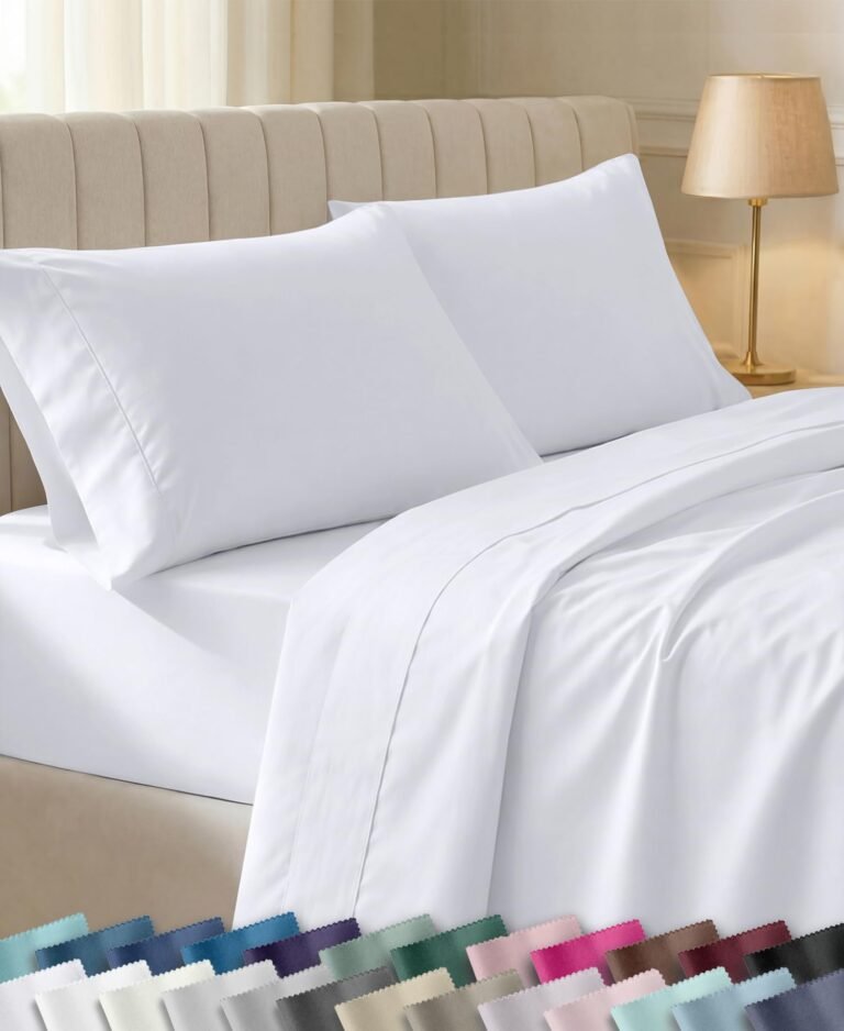 California Design Den Soft 100% Cotton Sateen Queen Bed Shee: Why It’s Trending in Home Decor