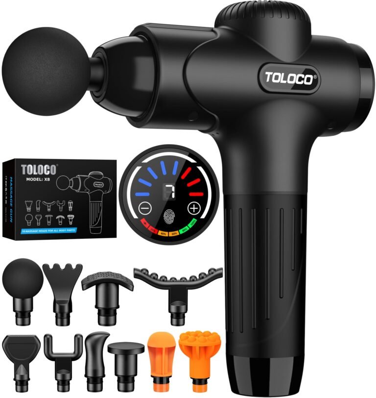 TOLOCO Massage Gun Deep Tissue, Percussion Massage Gun with : Why It’s Trending in Health & Wellness