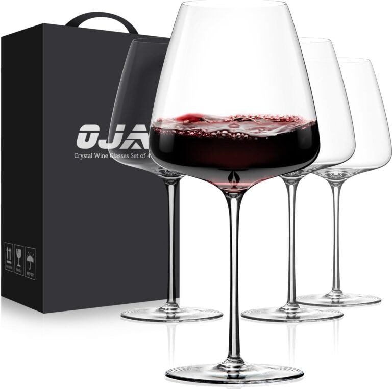 OJA Wine Glasses Set, Crystal Hand Blown Red Wine Glass Set : Why It’s Trending in Kitchen Essentials