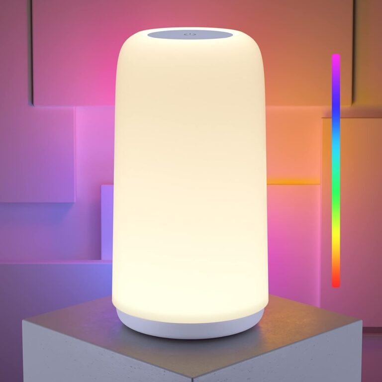 Touch Bedside Table LED Lamp, [Sleek Design & RGB Mode] : Why It’s Trending in Home Decor
