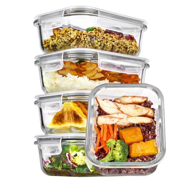 Vtopmart 5Pack 22oz Glass Storage Containers with Lids, Grey: Why It’s Trending in Clean Living