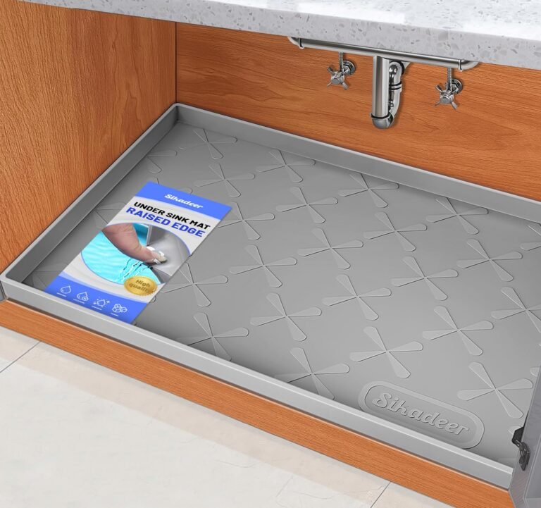 SIKADEER Waterproof Under Sink Mat 34" x 22", Sili: Why It’s Trending in Clean Living
