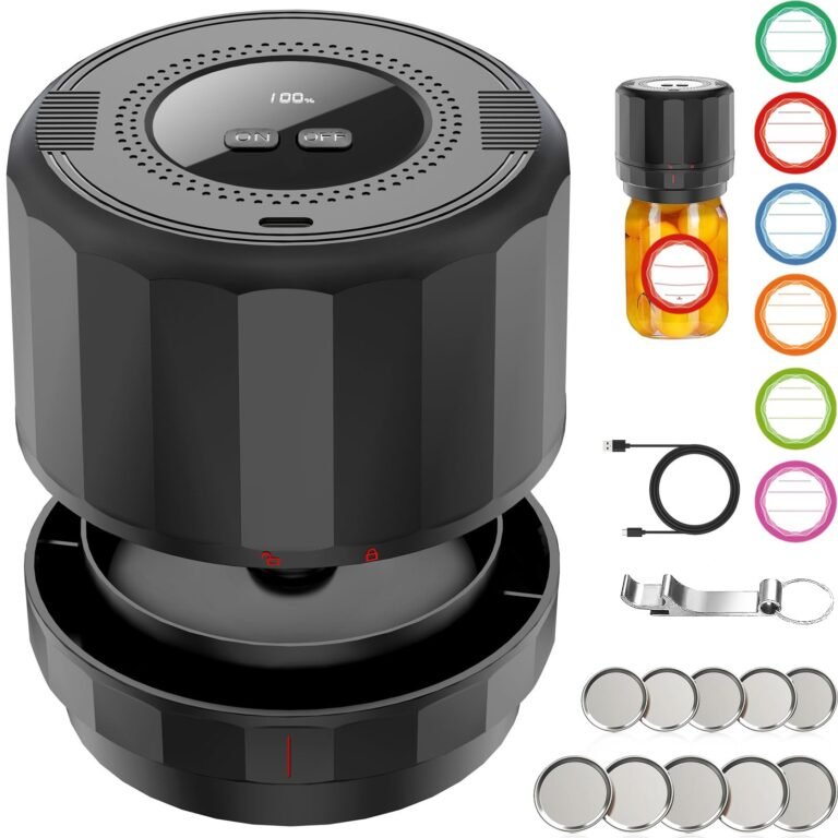 M11 Electric Mason Jar Vacuum Sealer Kit – with Wide and Reg: Why It’s Trending in Kitchen Essentials