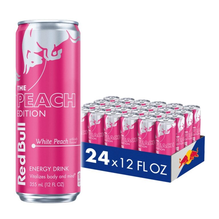 Red Bull Peach Edition Energy Drink, White Peach, 12 fl. oz.: Why It’s Trending in Clean Living